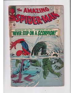 Amazing Spider-Man (1963) #  29 (2.5-GD+) (1302879) 2nd Scorpion