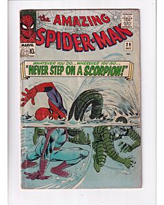Amazing Spider-Man (1963) #  29 UK Price (3.0-GVG) (208963) 2nd Scorpion