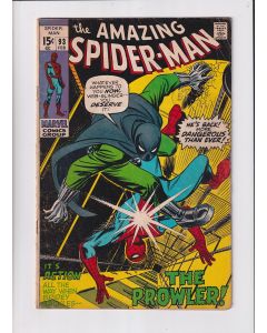 Amazing Spider-Man (1963) #  93 (4.5-VG+) (468732) 3rd Prowler