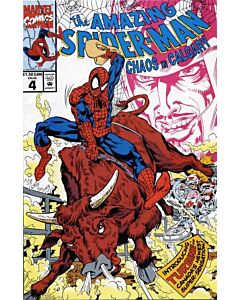 Amazing Spider-Man Chaos in Calgary (1993) #   4 (5.0-VGF) Pricetag on comic