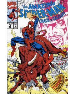 Amazing Spider-Man Chaos in Calgary (1993) #   4 (5.0-VGF) Pricetag on comic