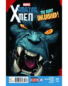 Amazing X-Men (2014) #   3 2nd Print (8.0-VF) Beast Unleashed