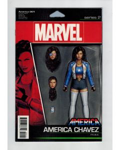 America (2017) #   1 Action Figure Variant (9.4-NM) (1928161) America Chavez