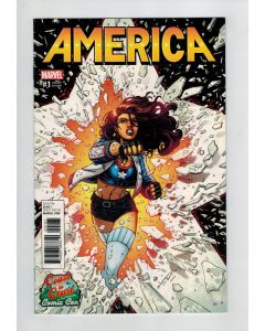 America (2017) #   1 Coast to Coast Comic Con Variant (9.2-NM) (1928178)