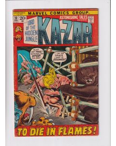 Astonishing Tales (1970) #  10 (4.0-VG) (1822698) Ka-Zar