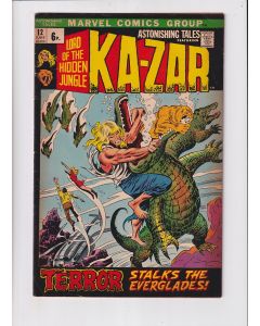 Astonishing Tales (1970) #  12 UK Price (5.5-FN-) (1822711) Ka-Zar, 2nd Man-Thing