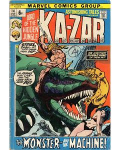 Astonishing Tales (1970) #  14 UK Price (5.5-FN-) Ka-Zar