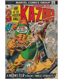 Astonishing Tales (1970) #  18 UK Price (5.0-VGF) Ka-Zar, Gog