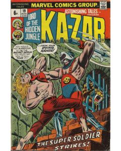 Astonishing Tales (1970) #  19 UK Price (6.0-FN) Ka-Zar