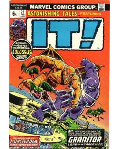 Astonishing Tales (1970) #  22 UK Price (7.0-FVF) IT