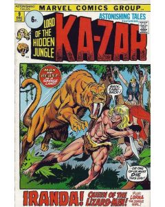 Astonishing Tales (1970) #   9 UK Price (5.0-VGF) Ka-Zar