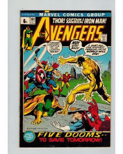 Avengers (1963) # 101 UK Price (5.0-VGF) (2118493) Harlan Ellison