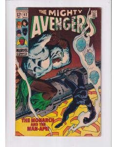 Avengers (1963) #  62 (4.5-VG+) (2024251) 1st Man-Ape M'Baku