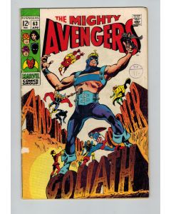 Avengers (1963) #  63 (5.0-VGF) (627164) 1st Clint Barton as Goliath