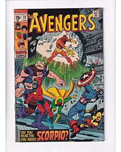Avengers (1963) #  72 (6.0-FN) (284820) 1st Appearance Zodiac