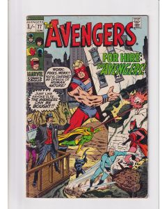 Avengers (1963) #  77 UK Price (3.5-VG-) (2218568) Staple rust, rust migration