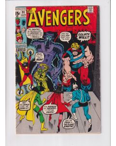 Avengers (1963) #  91 (5.0-VGF) (284831) Captain Marvel
