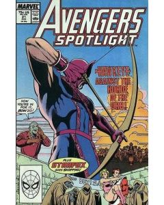 Avengers Spotlight (1987) #  21 (7.0-FVF)