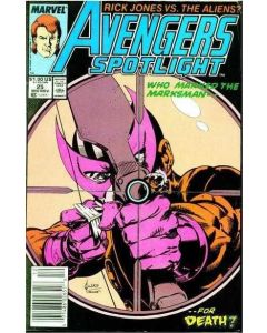 Avengers Spotlight (1987) #  25 (6.0-FN) Jusko Cover