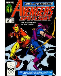 Avengers Spotlight (1987) #  26 (7.0-FVF) Acts of Vengeance, Iron Man