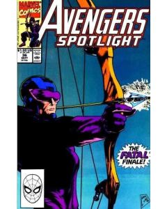 Avengers Spotlight (1987) #  36 (7.0-FVF) Hawkeye