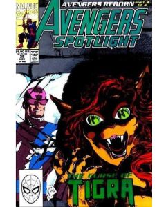 Avengers Spotlight (1987) #  38 (7.0-FVF) Avengers Reborn Pt. 2, Tigra