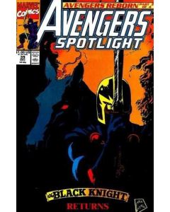 Avengers Spotlight (1987) #  39 (7.0-FVF) Avengers Reborn Pt. 3, Black Knight