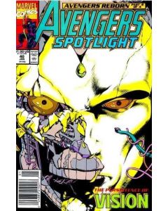 Avengers Spotlight (1987) #  40 Newsstand (7.0-FVF) Avengers Reborn Pt. 4, Vision, FINAL ISSUE