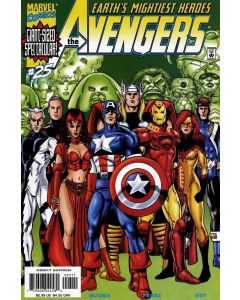 Avengers (1998) #  25 (6.0-FN) George Pérez, Spider-Man, Nova, Water damage