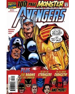 Avengers (1998) #  27 (7.0-FVF) George Pérez, Minimal rust on lower staple