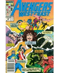 Avengers West Coast (1985) #  49 Newsstand (6.0-FN) John Byrne, Great Lakes Avengers