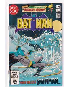 Batman (1940) # 337 UK Price (6.0-FN) Where Walks a Snowman