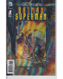 Batman Superman Futures End (2014) #    1 3-D LENTICULAR (9.4-NM)