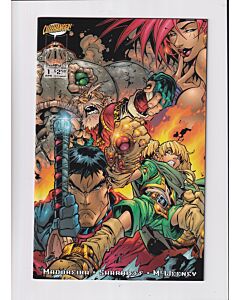 Battle Chasers (1998) #   1 Cover B (9.0-VFNM) (793807) Wraparound cover