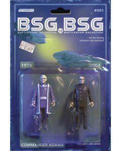 Battlestar Galactica BSG vs. BSG (2018) #   1 Cover C Action Fig. Adama (9.0-NM)