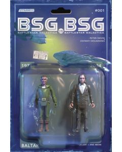 Battlestar Galactica BSG vs. BSG (2018) # 1 Cover D Action Fig. Baltar (9.0-NM)