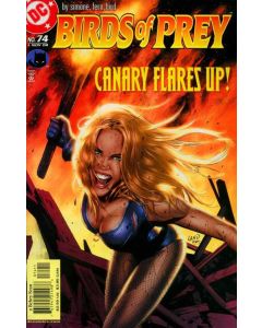 Birds of Prey (1999) #  74 (3.0-GVG) Greg Land cover, Water Damage