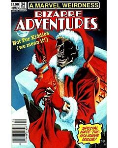 Bizarre Adventures MAGAZINE (1981) #  34 (6.0-FN) X-Mas