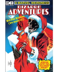Bizarre Adventures (1981) #  34 (6.0-FN) X-Mas, Joe Jusko cover, FINAL ISSUE
