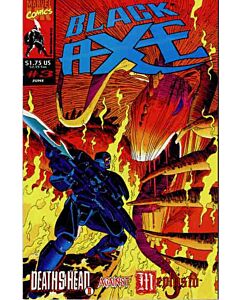 Black Axe (1993) #   3 (8.0-VF) (Marvel UK) Death's Head II