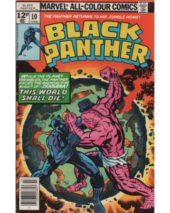 Black Panther (1977) #  10 UK Price (5.0-VGF)