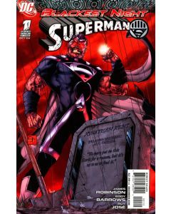 Blackest Night Superman (2009) #   1 2nd Print (8.0-VF)