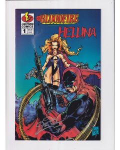 Bloodfire Hellina (1995) #   1 Cover B (7.0-FVF) (1850288) With COA, Signed by Joseph A. Zyskowski
