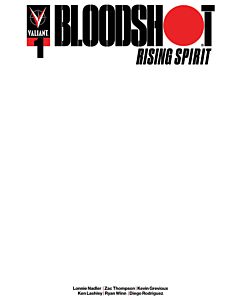 Bloodshot Rising Spirit (2018) #   1 Blank variant (9.0-NM)
