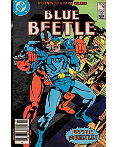Blue Beetle (1986) #  18 (9.0-VFNM) Beetle VS. Beetle