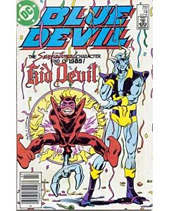 Blue Devil (1984) #  14 Newsstand (4.0-VG) Price tag on cover