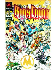 Body Count (1993) #   1 (7.0-FVF) (Marvel UK) Cover tear
