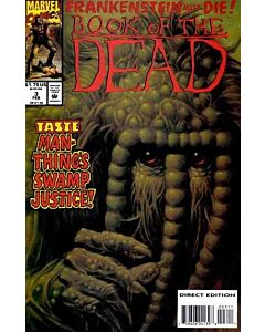 Book of the Dead (1993) #   3 (5.0-VGF) Man-Thing, Cover tear