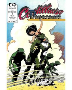Cadillacs and Dinosaurs (1990) #   3 (6.0-FN) Price tag on Cover