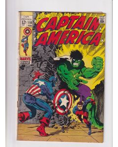 Captain America (1968) # 110 (2.5-GD+) (2316387) Hulk, 1st Madame Hydra
